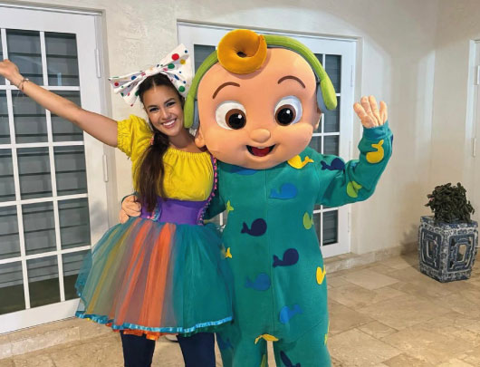 Malu entertainment animadores profesionales eventos infantiles revelación de genero personajes fiestas infantiles en miami